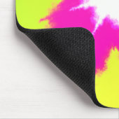 ダズルモダンバラグリーンイエロー絞り染め マウスパッド (コーナー)