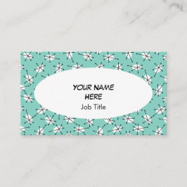 ダズル数々のブルーの名刺の楕円形の白 名刺