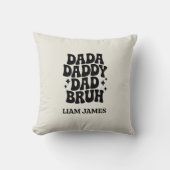 ダダおもしろいダディパパブルファーザーズデイギフトパパ クッション (正面)
