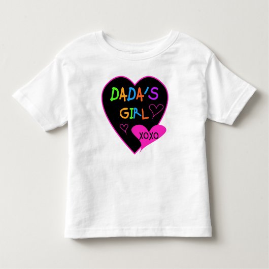 ダダの女の子Tシャツ,マグカップ,ボタン,磁石,その他 トドラーTシャツ (正面)