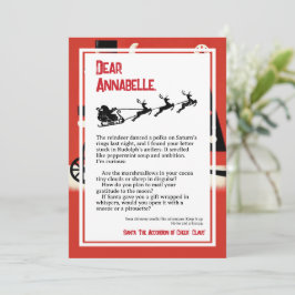 ダダイズム的サンタからの absurdist な手紙 招待状