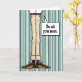 ダダイズム – どんな父にとっても カード (黄色い花)