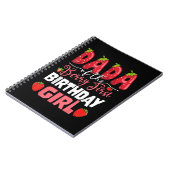 ダダオブザベリーファースト誕生日のガールストロベル ノートブック (左側)