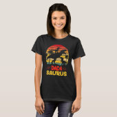 ダダサウルス レックス ダダ恐竜 2 歳 二人 子供 父の日 Tシャツ (正面フル)