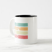 ダダダディパパブおもしろいリュギフトfor父の日 ツートーンマグカップ (正面左)