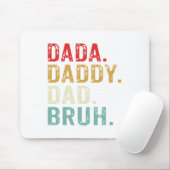 ダダダディパパブラレトロヴィンテージおもしろいファーザーズダ マウスパッド (マウス)