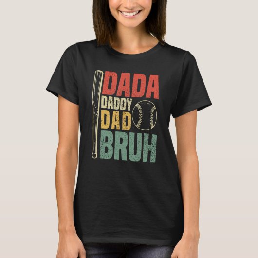 ダダダディパパブラヴィンテージ野球 Tシャツ (正面)