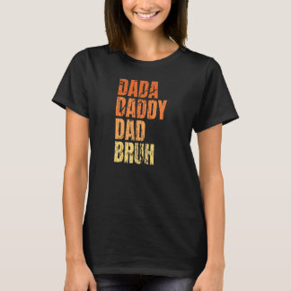 ダダダディパパブラ引用文フォーパパ Tシャツ