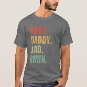 ダダダディパパブルハッピーファーザーズデイメンギフト Tシャツ