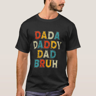 ダダダディパパブルハッピーファーザーズ日初パパソ Tシャツ