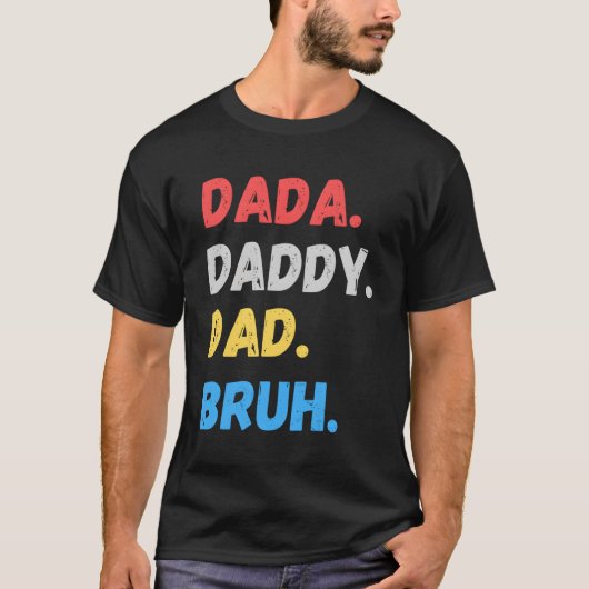 ダダダディパパブルファーザーズデイ Tシャツ (正面)