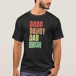 ダダダディパパブルー引用文フォーダディメンズ Tシャツ