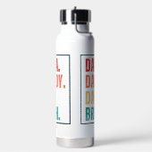 ダダダディパパブ動揺してルレトロファーダーズデイ ウォーターボトル (左面)