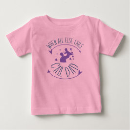 ダダダ!お父さんに電話しよう ベビーTシャツ