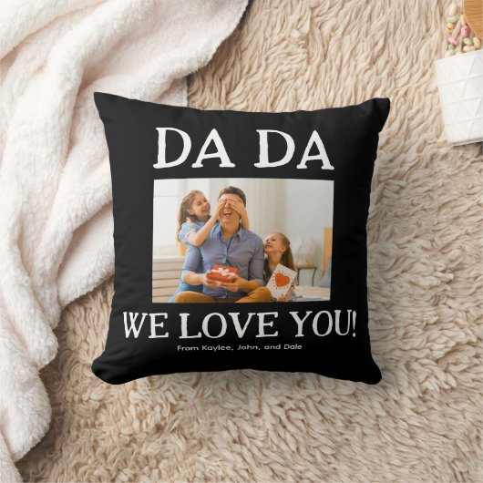 ダダファーザーズ誕生日カスタムパーソナライズされた クッション