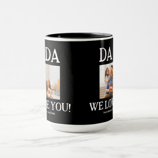 ダダファーザーズ誕生日カスタムパーソナライズされた マグカップ (中央)