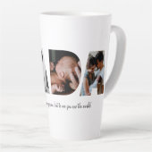 ダダフォトコラージュラテマグお父さんの日 カフェラテマグ (右アングル)