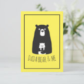 ダダベア&ミー |パパキッズドーターソンダダベア サンキューカード (スタンド正面)