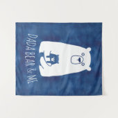 ダダベア&ミー |パパキッズドーターソンダダベア タペストリー (正面(横))