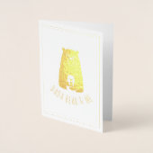 ダダベア&ミー |パパキッズドーターソンダダベア 箔カード (正面)