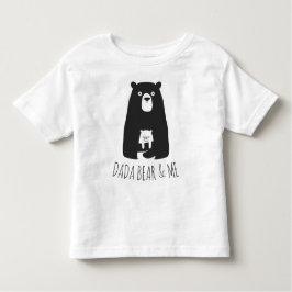 ダダベア&ミー |パパキッズドーターソンダーベアT トドラーTシャツ