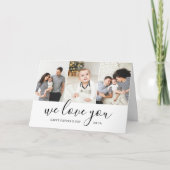 ダダモダン3 Photo Collage Father's Day Card カード (正面)