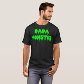 ダダモンスタおもしろいーのホラー映画パパスライムTシャツ Tシャツ (正面フル)