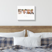 ダダ最高のーEver 4 Photo Collage First Father's Day キャンバスプリント (インサイチュ (寝室))
