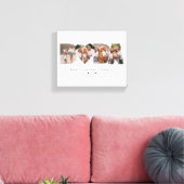 ダダ最高のーEver 4 Photo Collage First Father's Day キャンバスプリント (インサイチュ (リビング))