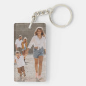 ダダ最高のーEver 4 Photo Collage First Father's Day キーホルダー (裏面)