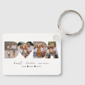 ダダ最高のーEver 4 Photo Collage First Father's Day キーホルダー (正面)