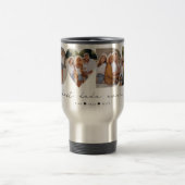 ダダ最高のーEver 4 Photo Collage First Father's Day トラベルマグ (中央)