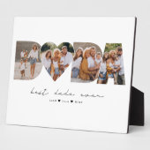 ダダ最高のーEver 4 Photo Collage First Father's Day フォトプラーク (側面)