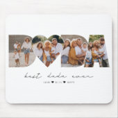 ダダ最高のーEver 4 Photo Collage First Father's Day マウスパッド (正面)