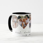 ダダ最高のーEver 4 Photo Collage First Father's Day マグカップ (正面左)