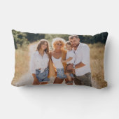 ダダ最高のーEver 4 Photo Collage First Father's Day ランバークッション (裏面)