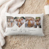 ダダ最高のーEver 4 Photo Collage First Father's Day ランバークッション (ブランケット)
