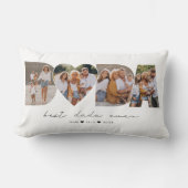 ダダ最高のーEver 4 Photo Collage First Father's Day ランバークッション (正面)