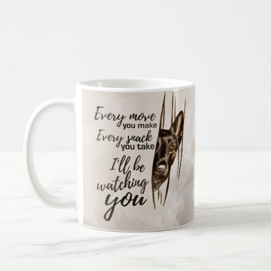 ダチおもしろいェ・ストーカー コーヒーマグカップ (左)