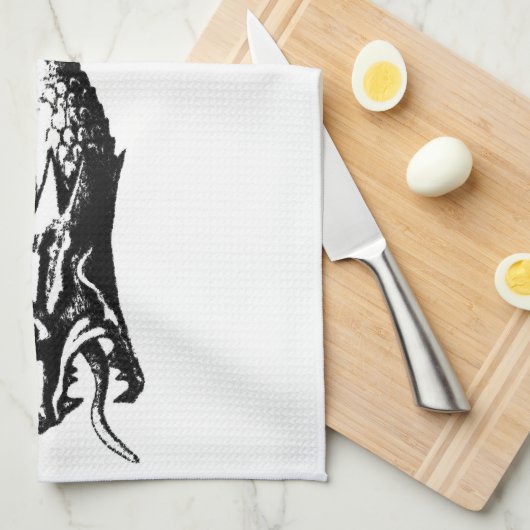 ダチア・オオオカミ国旗の歴史ルーマニアのシンボルdacs キッチンタオル (四つ折り)