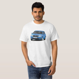 ダチア・サンデロのイラスト - 青 Tシャツ