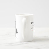 ダチェスメガンマルクル君は十分な引用文 ボーンチャイナマグカップ (裏面)