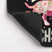 ダチュンドッグを愛する女の子 マウスパッド (コーナー)