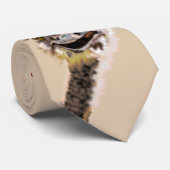 ダチョウおもしろいの絆 ネクタイ (ロール)