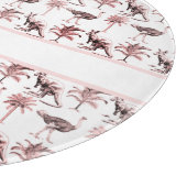 ダチョウとカンガルー、カスタマイズ可能 カッティングボード (角)