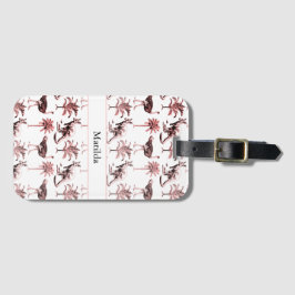 ダチョウとカンガルー、カスタマイズ可能 ラゲッジタグ