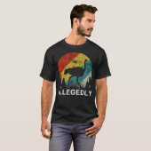 ダチョウと伝えられる Tシャツ (正面フル)