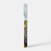 ダチョウのフィールド iPhone 15ケース (左側面)