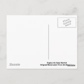 ダチョウのポストカード ポストカード (裏面)