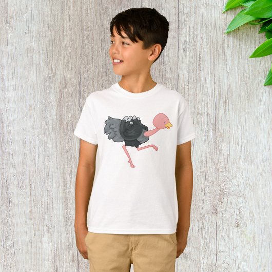 ダチョウのランニング Tシャツ